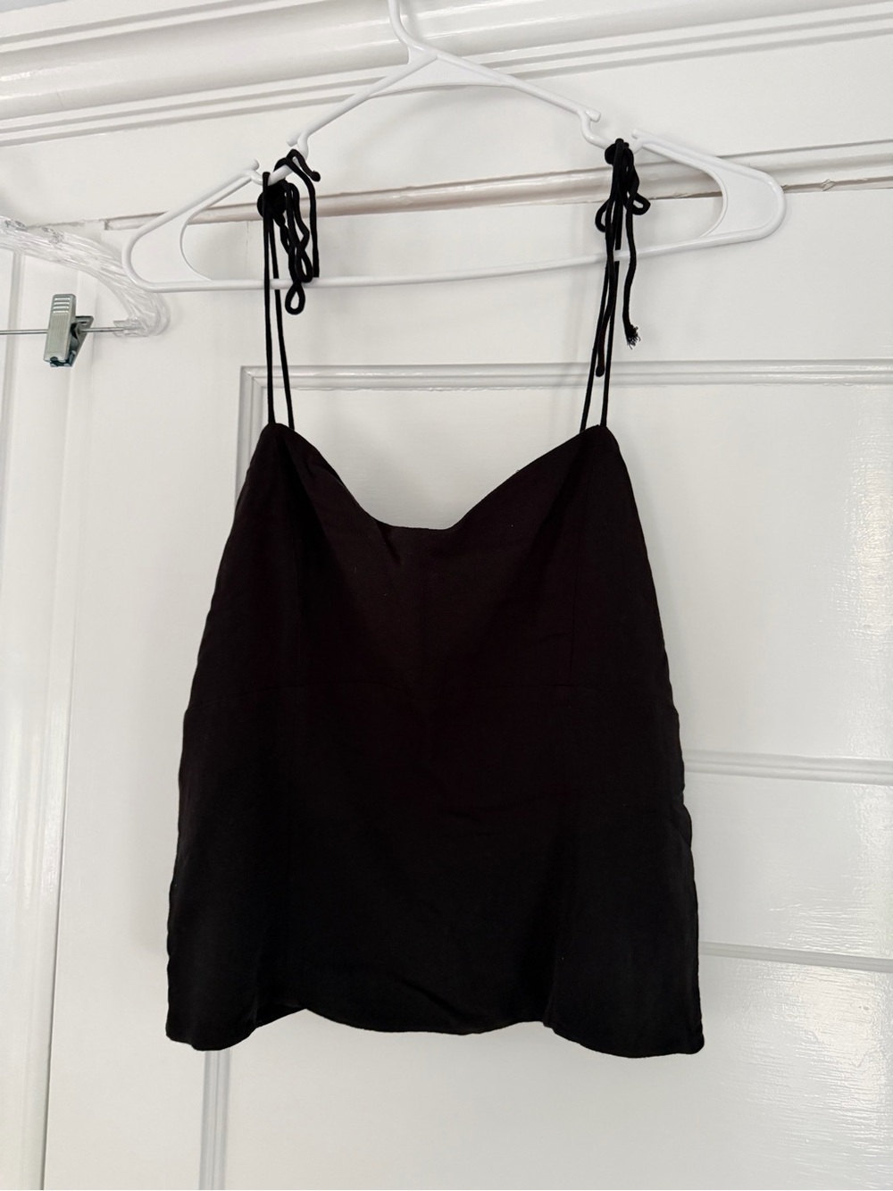 Old Navy Black Tie-Shoulder Camisole